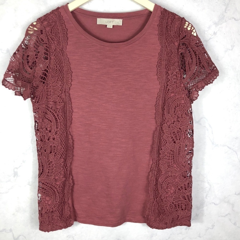 [Loft]  Lace Shirt